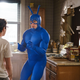 Griffin Newman and Peter Serafinowicz star in The Tick